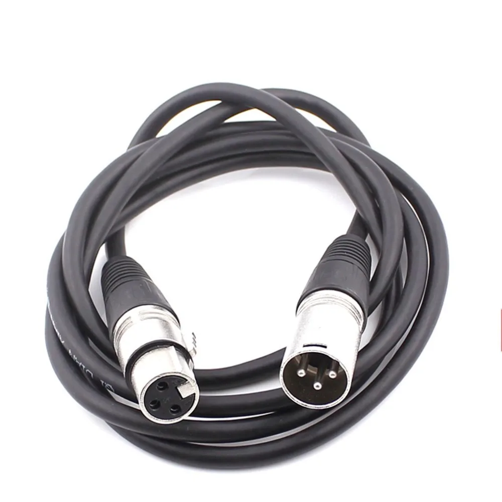 XLR Male to Female Cable Adapter Audio Converter Fully Balanced Audio Jack Wire Shielded Cable Adapter from Wire to Microphone