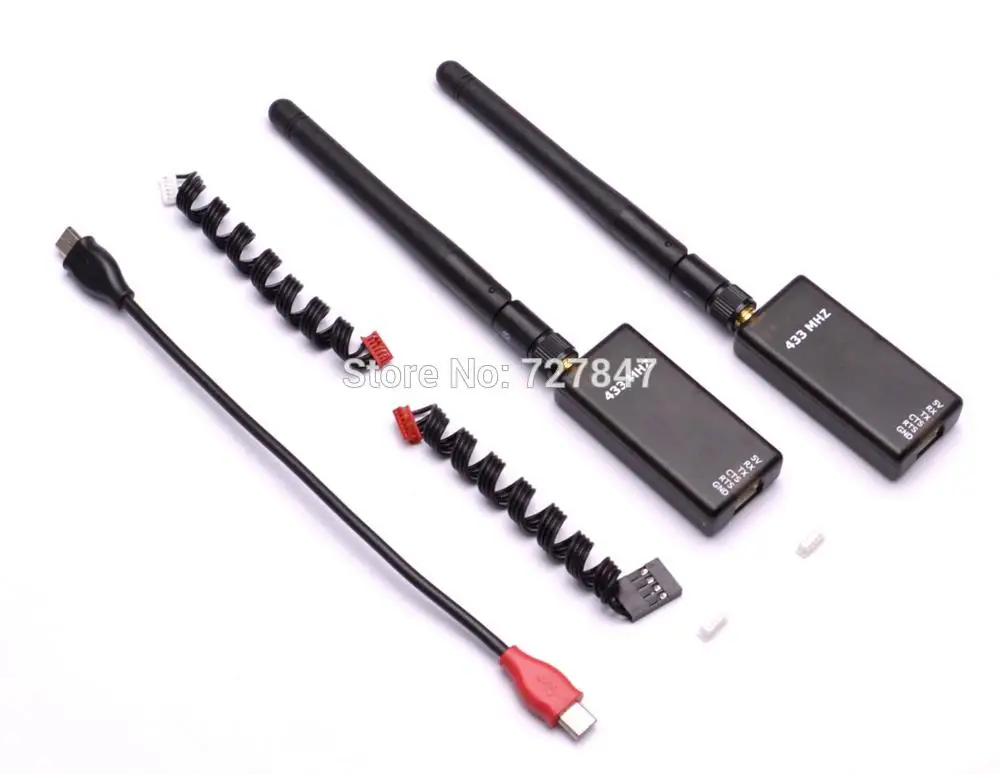 Cena 3DR Radio 915 500mw 915MHZ V2 433 MHz 500mw V2 telemetrii dla APM2.6 Pixhawk PX4 kontroler