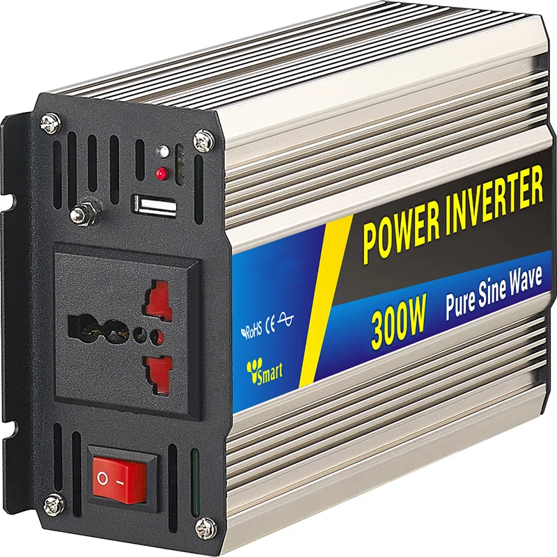 

SGP-E Series Pure Sine Wave Inverter 300W DC12V DC24V DC48V Off Grid Solar Power Home Inverter for Car