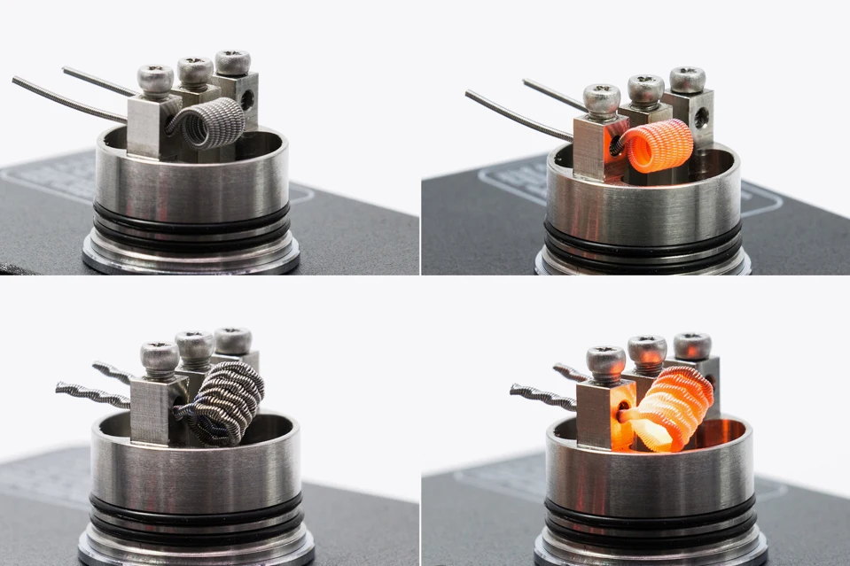 prebuilt coil ceramic tweezer rda cotton-11