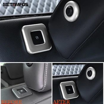 

For Ford Edge 2015 2016 2017 ABS Matte Seat Pillow Headrest Adjust Control Button Cover Molding Trim Interior Car Accessories