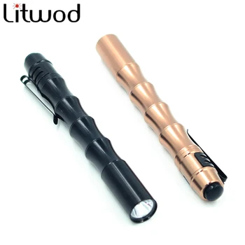 

Flash Light Pen Flashlight Torch Switch Waterproof Shock Resistant,Self Defense Led Bulbs Litwod Yellow,Black Single File