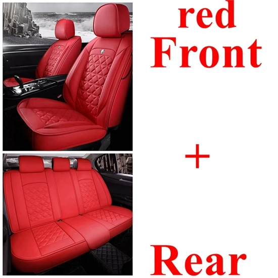 red standard Чехол для автокресла citroen ds4/c4 Кактус/C4/ds5/Кактус/c-crosser/c5 aircross/c4 picasso/C6/c3 aircross/c5 - Название цвета: red standard