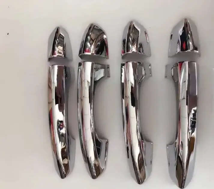 Chrome Door Handle Cover + Bowl Insert Trim Garnish Cup Molding Overlay For Ford Mondeo 2013 2014 2015