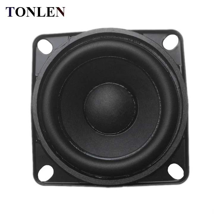 

TONLEN 1PCS 2 inch Full Range Speaker 8 ohm 10 W DIY HIFI speakers wireless bluetooth speaker rubber edge audio music speakers