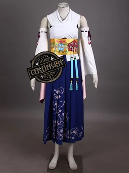 

Final Fantasy X 10 Yuna Summoned Deluxe Cosplay Costume COSPLAYONSEN Any Sizes