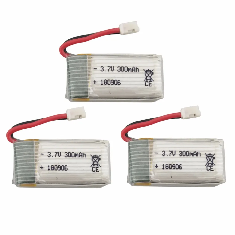 

3PCS 3.7V 300mAh lithium battery for Eachine E010 H36 GoolRC T36 NIHUI NH010 F36 Quadcopter battery