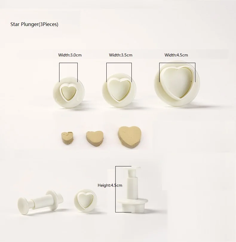 33 шт./компл. плунжеры для мастики полный комплект пресс-формы для пекарный шприц резак для сахарных ремесел торт различные стиль инструменты для украшения
