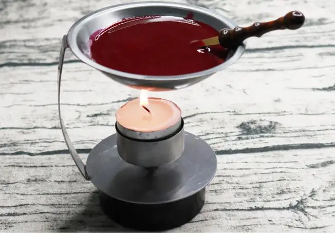 Adjustable Fire Height Wax Warmer Melts Heater Wax Sticks Beads Melting Glue Furnace Tool Stove Pot