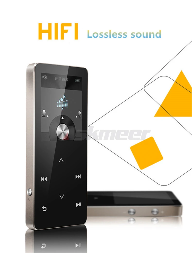 Askmeer Bluetooth MP3 Player Hifi Lossless Sound Quality Music Player 2.0Screen 8G Touch Key FMTF Card Play Sport Mp3 Walkman (7)