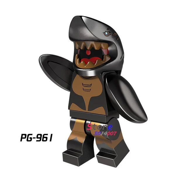 Cheap Single Ghost Zombie Shark Man Collection Series Pirates of the Caribbean building blocks models bricks toys for children