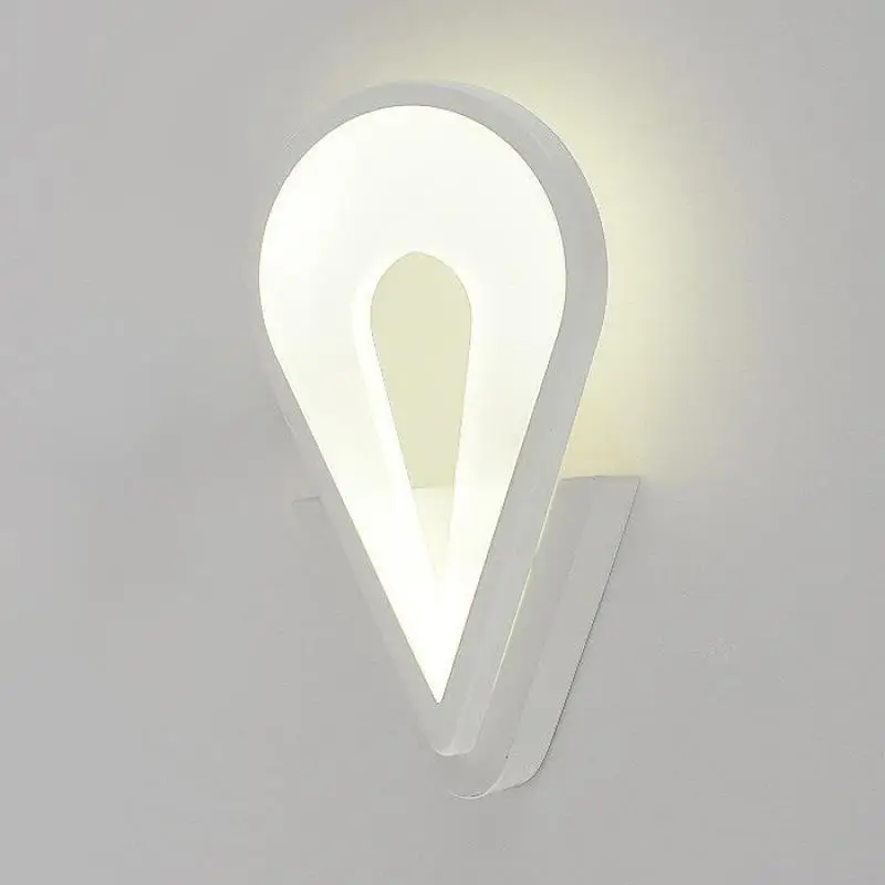 

Acrylic Bedside Led Wall Lamp Concise Creative Bedroom Living Room Indoor Lighting Study Hotel Corridor Modern Decor Wall Light