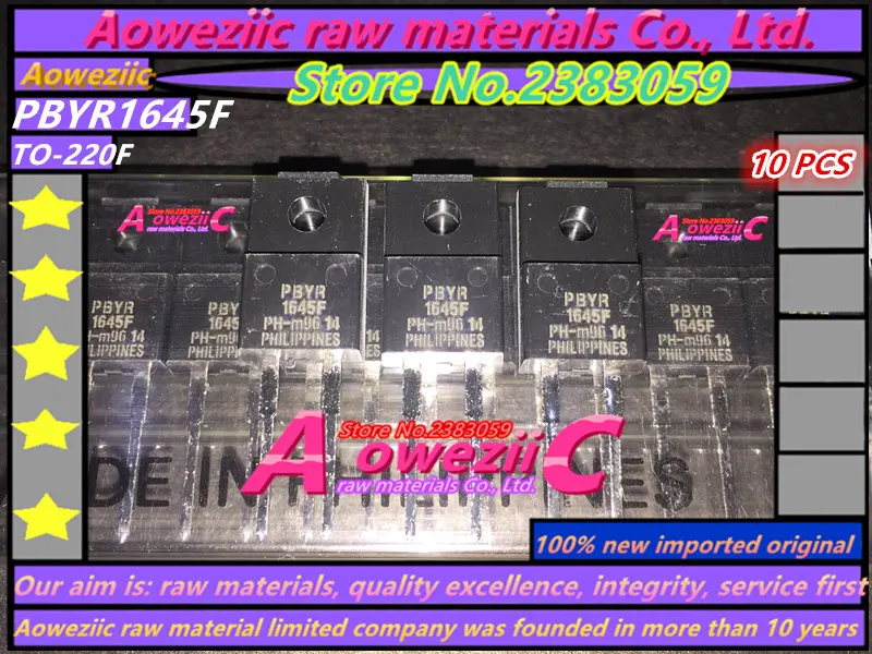 

Aoweziic 100% new imported original PBYR1645F TO-220F Schottky rectifier diode