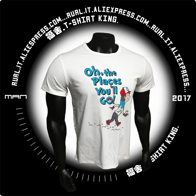 Pokemon Go Uomo T-Shirt Moda Andare тыкать Рейнджерс magliette Покемон Топ Stampati Manica Corta Hipster tee |