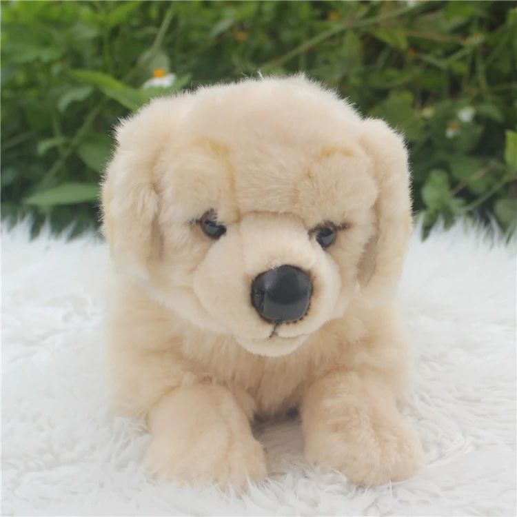 

Plush Golden Dog Doll  Simulated  Animals Toy Labrador Dolls Children's Toys Gift