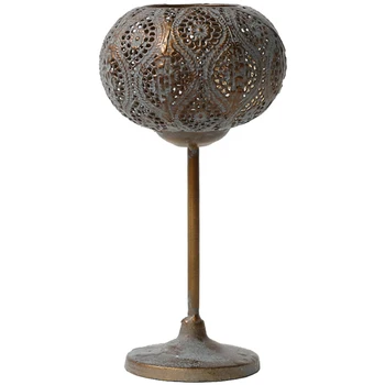 

Retro Wrought Iron Candle Holders Metal Romantic Vintage Candelabra Holders Bougeoir Wedding Centerpieces For Tables 50ch026