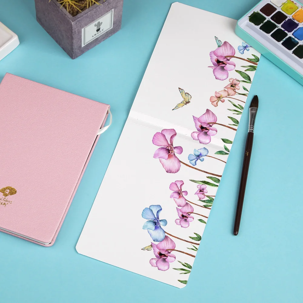 Günstig Paul Rubens 100% Baumwolle Aquarell Sketch Reise Kunst Journal Aquarell Handbuch für Anfänger und Maler 140lb 300gsm