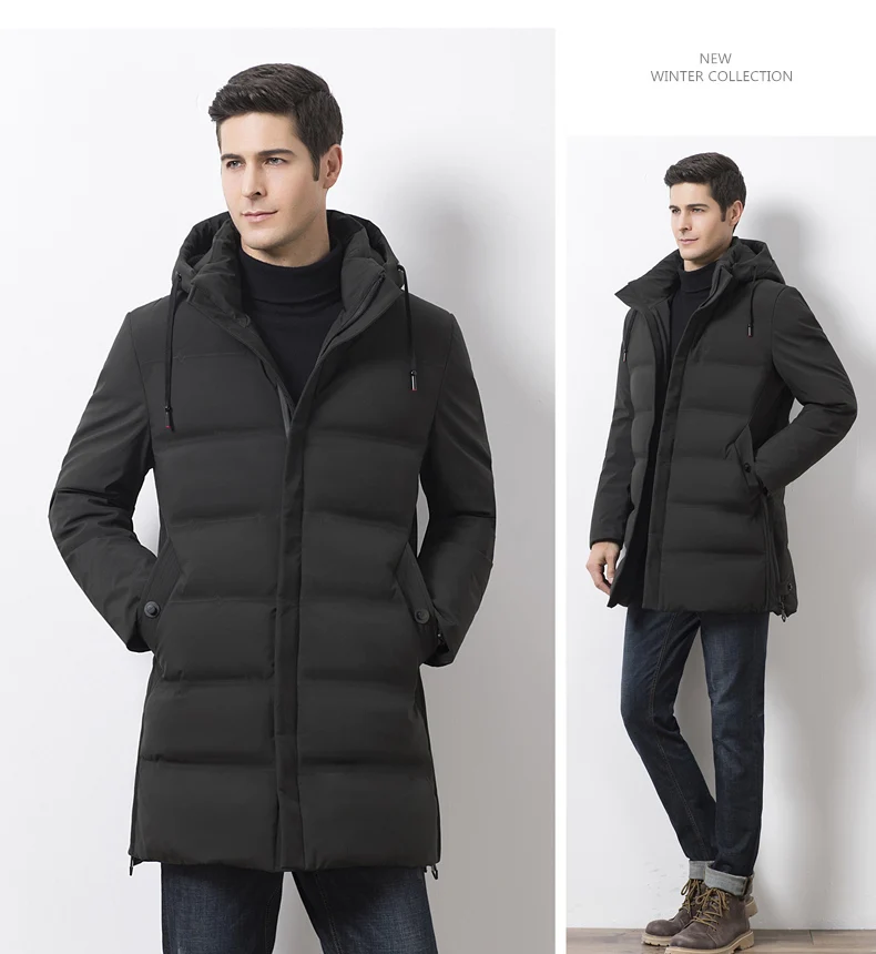 2018 High Quality 90% White Duck Thick Down Jacket men coat Snow parkas male Warm Brand Clothing winter Down Jacket Outerwear (4)