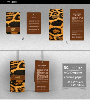 

Custom hang tags/Clothing printed paper swing tag/Trademark manufacture down jacket,fur products logo Custom Printting kk141