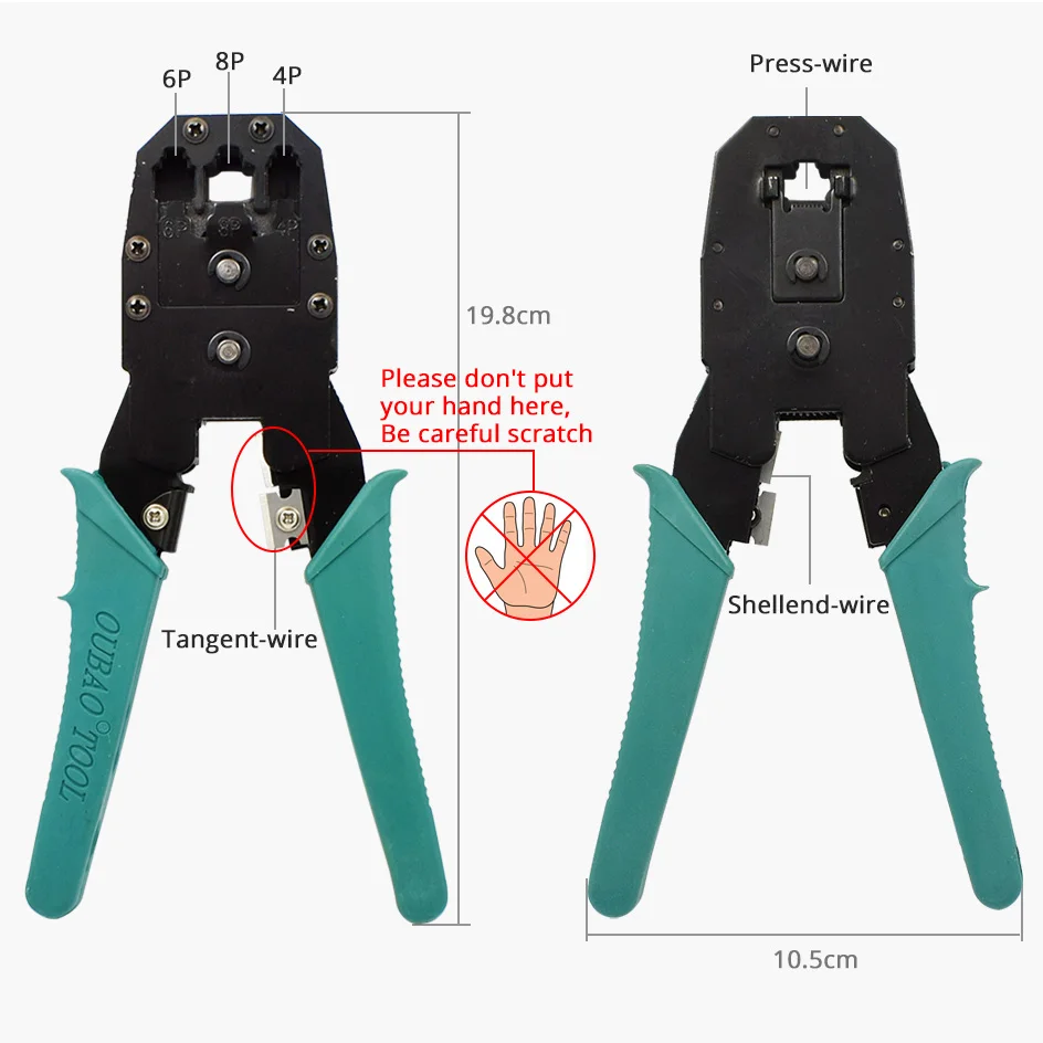 Сетевой тестер кабеля Ethernet RJ11 Cat5 Cat6 детектор провода LAN RJ45 комплект обжимные
