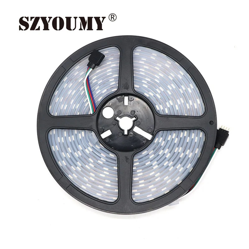 SZYOUMY 5 м 300 светодиодный RGB холодный белый теплый синий кремниевый трубчатая форма