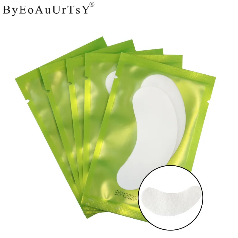 100 Pairs One-off Lint Free New Patches Eyelash Under Eye Pads Brow Lash Eyelash Extension Patch Sticker (5)
