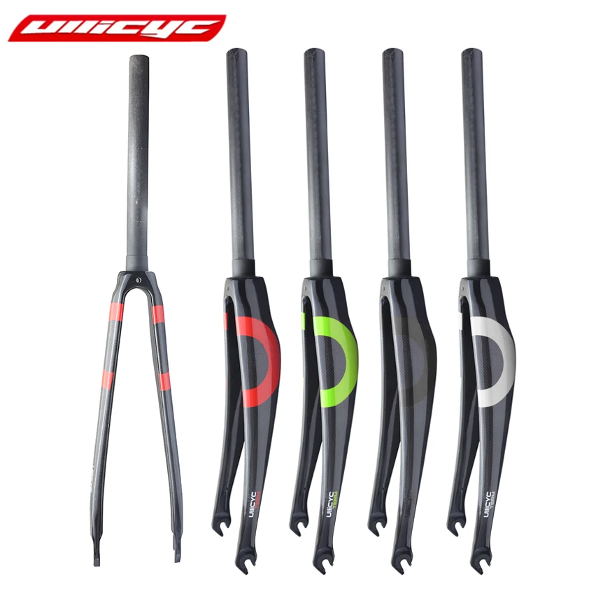 Ullicyc Carbon Fork Full Carbon Fiber Road Bicycle Fork Cycling Bike Fork Bike Parts Superlight Fork 420g Free Shipping  QC420