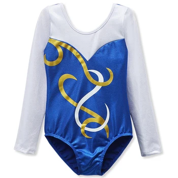 

Loetards for Girls Kids Gymnastics/Balance Beam Long Sleeve Dance Wear Athletic Children Team Activewear Playwear Apparel