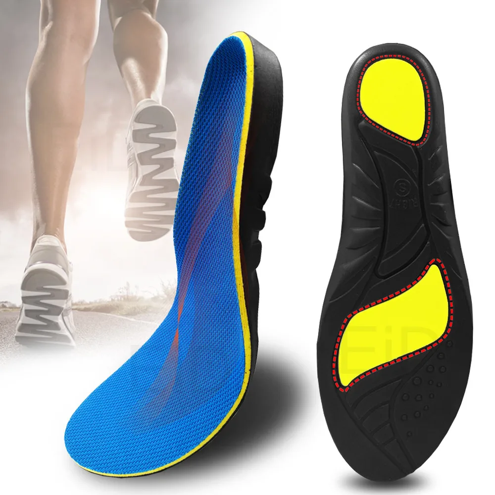 EiD 3D flat feet orthotic insoles arch support orthopedic inserts Plantar Fasciitis,Feet Pain,Pronation for Men and Women
