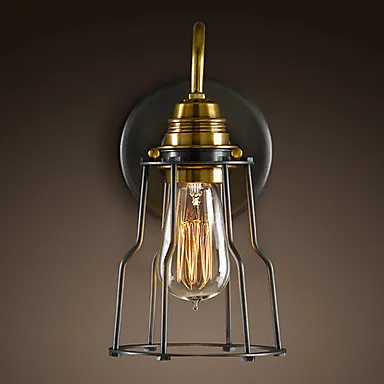 

Black Metal Shade Loft Industrial Vintage Wall Lamp For Home Lighting Edison Retro Wall Sconce Wandlamp Lampara Pared