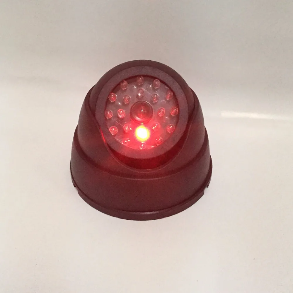  Dummy Dome Fake Surveillance Security Camera CCTV Flashing Red LED Light Indoor - 32954283460