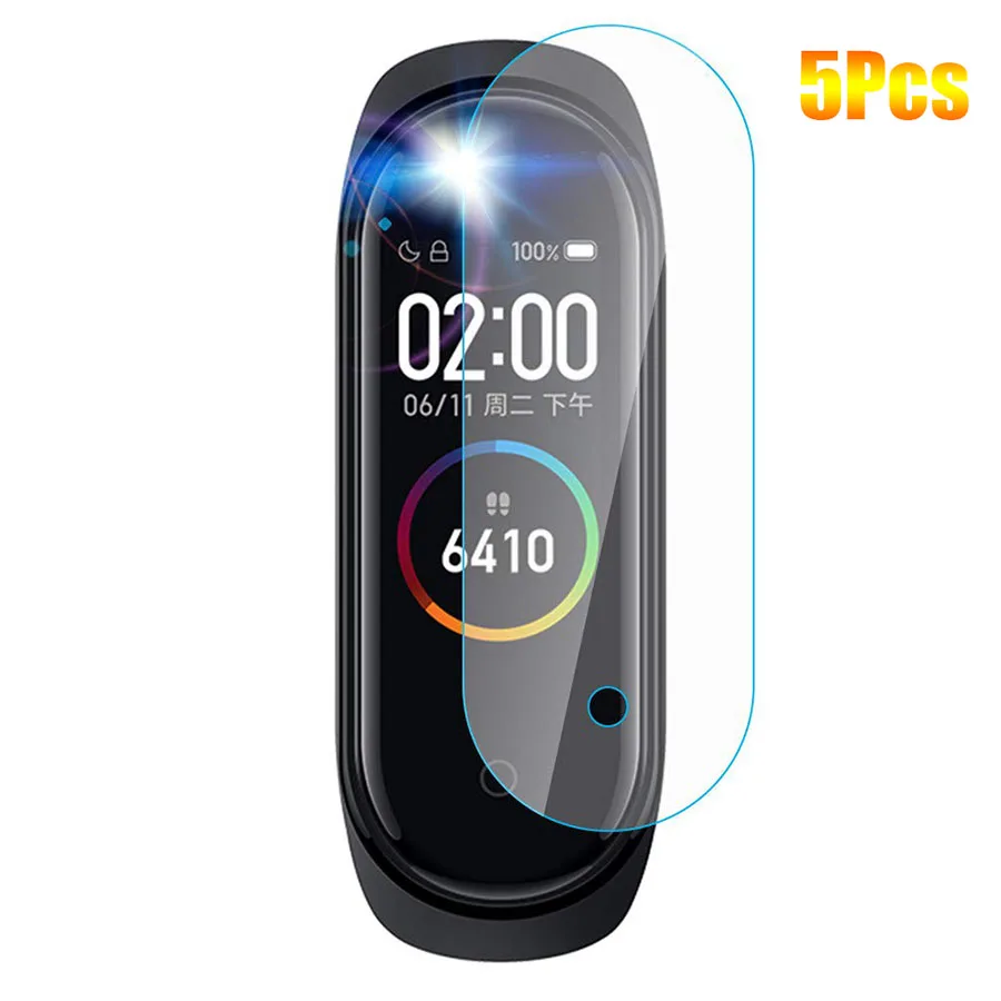 5 шт./лот ультратонкая Защитная пленка для экрана Xiaomi Mi Band 4 3 2 высокая четкость