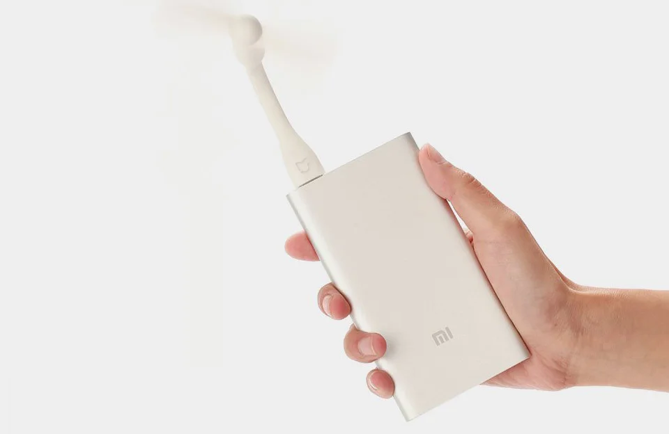 Original Xiaomi Mijia USB Light Flexible Detachable USB Fan Xiomi Portable LED Light 5V 1.2W with Switch Control Pocket Size (2)