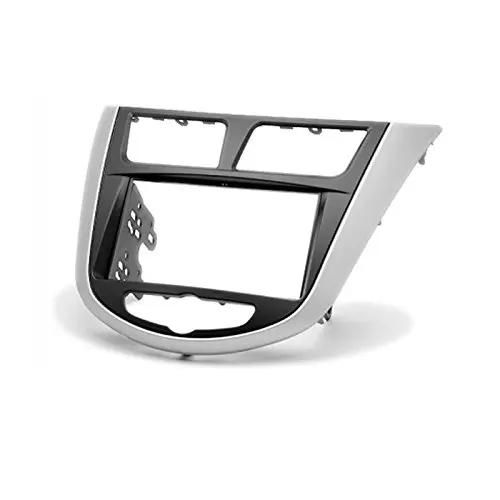 

2 Din Car Radio Stereo Fascia Panel Frame DVD Dash Installation Kit for Hyundai I-25, Accent, Solaris, Verna 2010+ Dodge Attitud