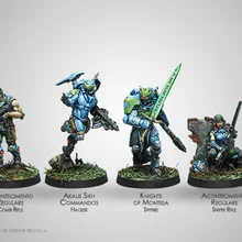 [Loong Way Miniatures] Corvus Belli Infinity 0614 SHOCK ARMY OF ACONTECIMENTO panокеания SECTORIAL 32 мм Металлические Миниатюрные