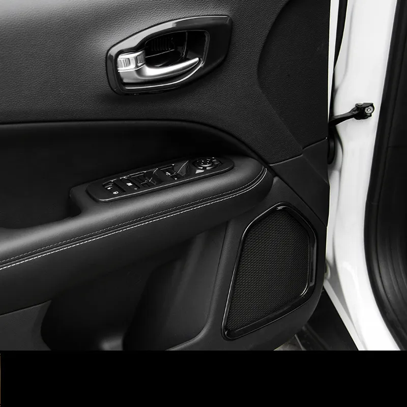 Elgance черная дверная чаша/Шестерня/свет для чтения/сиденье регулировка декоративная рама для Jeep Compass AAA248A