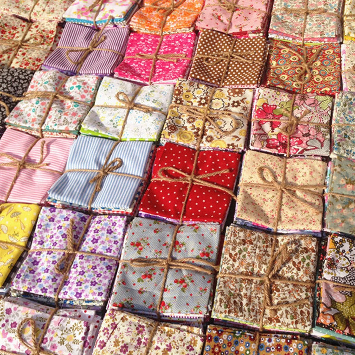 New Randomly Tecidos 100% Cotton Fabric Charm Packs 30 Pcs/lot 10cmx10cm No Repeat Tissue Telas De Algodon Para Patchwork