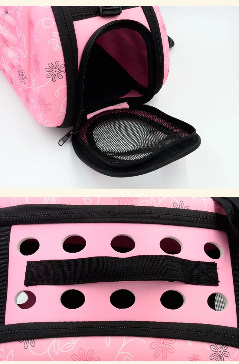 

Storage Folding Pet Bags Foldable Pet Carrier Small Dog Carrier Bag Cat Fanshional Design Externide Bag Cat Pack Dog