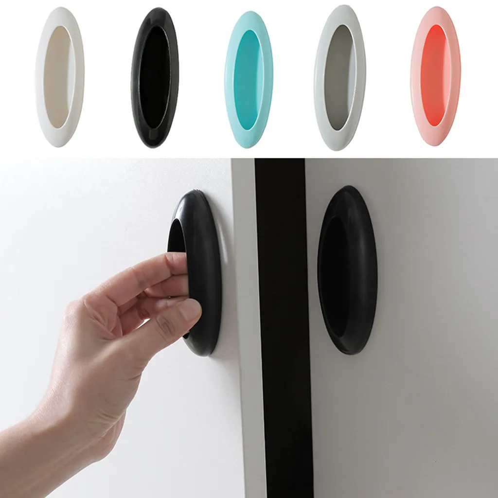 

Multifunctional Plastic Furniture Handle Door Bathroom Kitchen Accessories cabinets Wardrobe drawer pulls Hardware furniture