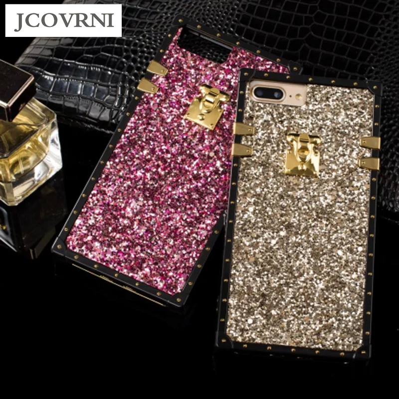 

JCOVRNI Deluxe Flash Phone Case for iPhone7 7plus Colorful TPU Soft Shell iPhoneXR XS XSMAX 6 6plus Women's Back Cover Shell