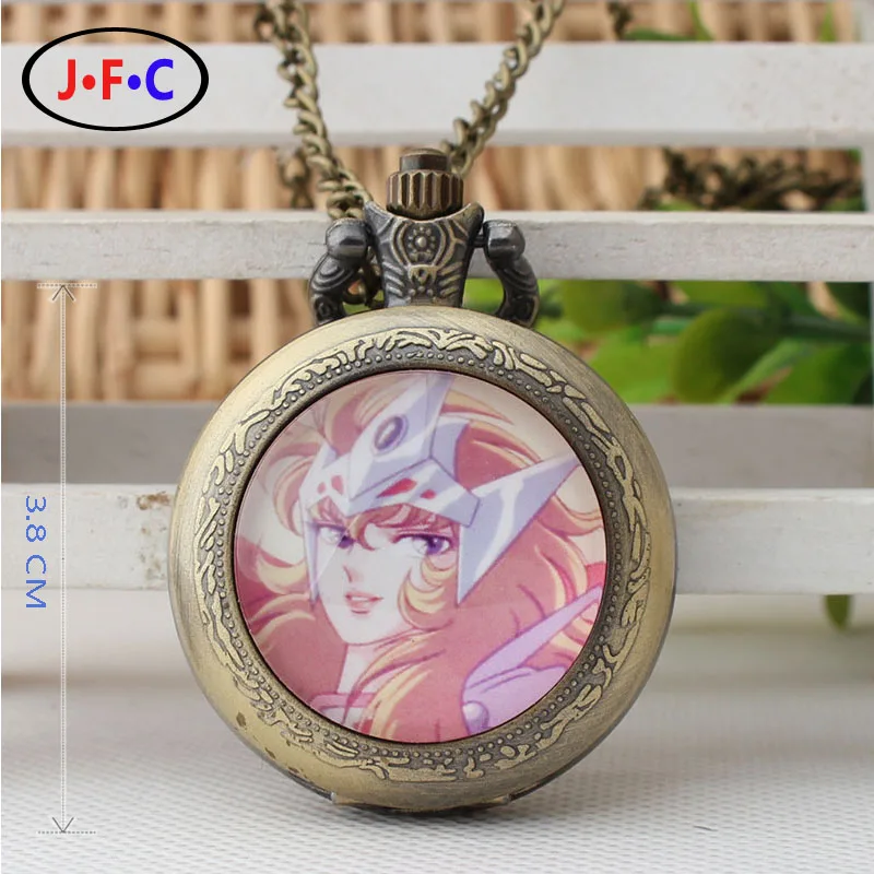 Japanese animation &quotSaint Seiya&quot the misty gem patch pocket watch medium quartz ZS096 | Наручные часы