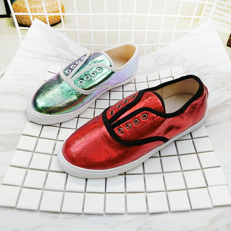 

Flat Shoes For Women 2019 Korean Style Spring Casual Slip on Loafers Woman Leather Flat Shoes Non-Slip Female Autumn Shoe Loafer