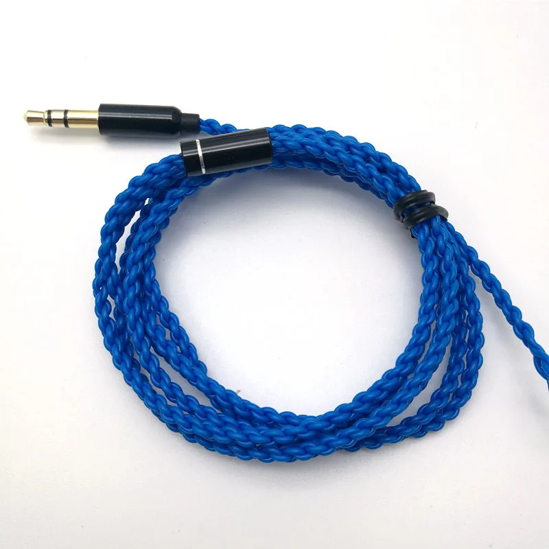 DIY ie800 кабель для наушников один кристалл медные провода 14 ядро X4 высококлассный