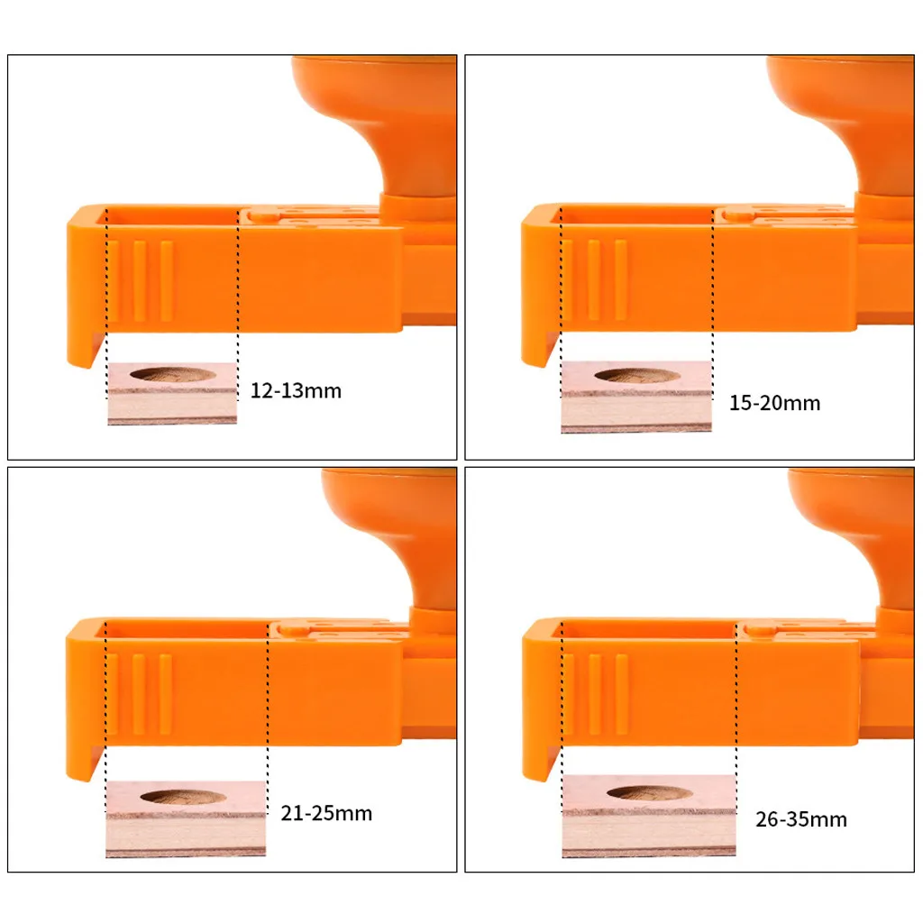 160x52x35 мм деревообрабатывающий Наклонный локатор дыр для сплайсинга пластмассы 11