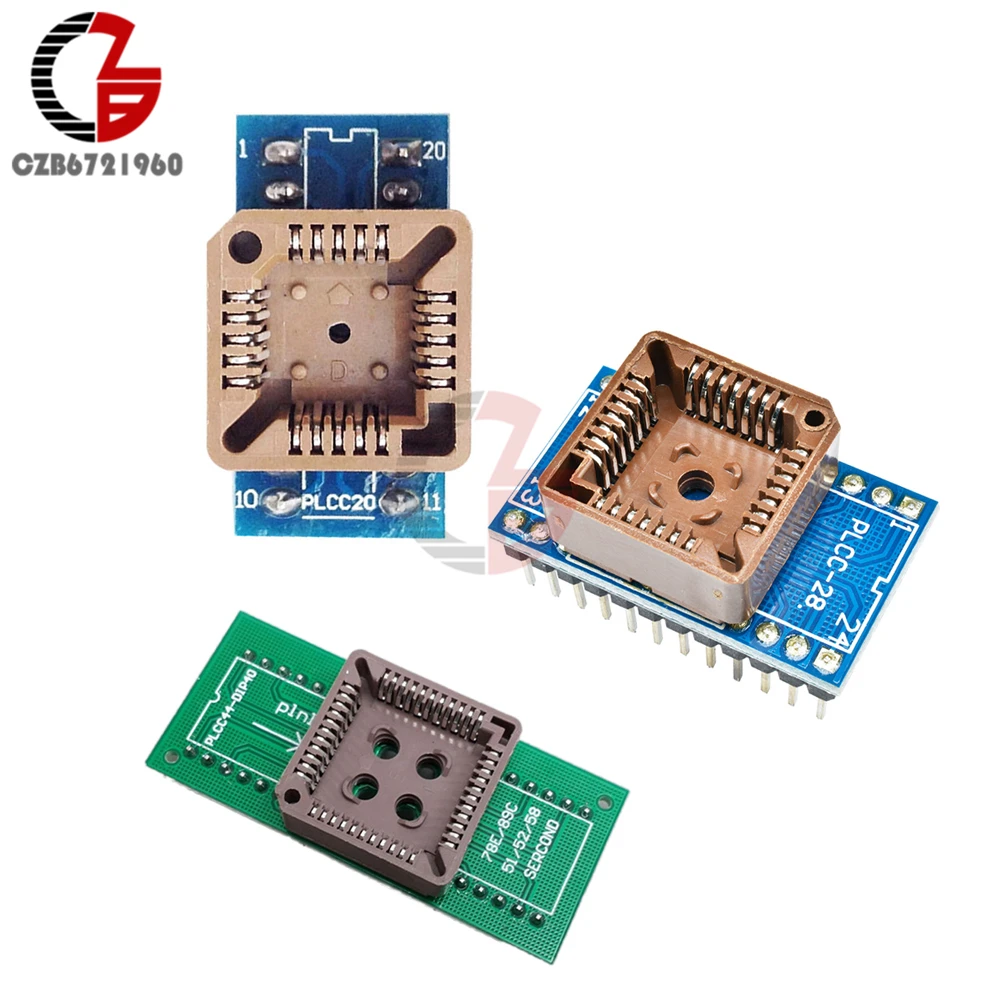 PLCC20 в DIP20 PLCC28 DIP24 PLCC40 DIP44 стандартная розетка для тестирования универсальный