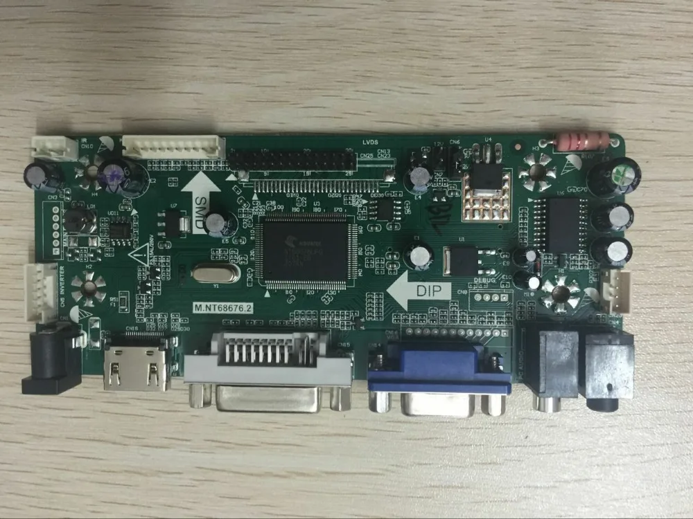 Latumab HDMI+ DVI+ VGA ЖК Lvds плата контроллера монитор комплект для LTN156AT16 панель 1366x768