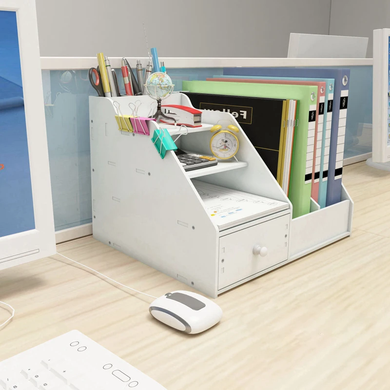  Organizer Book HolderMagazine Organizers Desk Organizer Book Holder Desk Stationery Storage Organiz