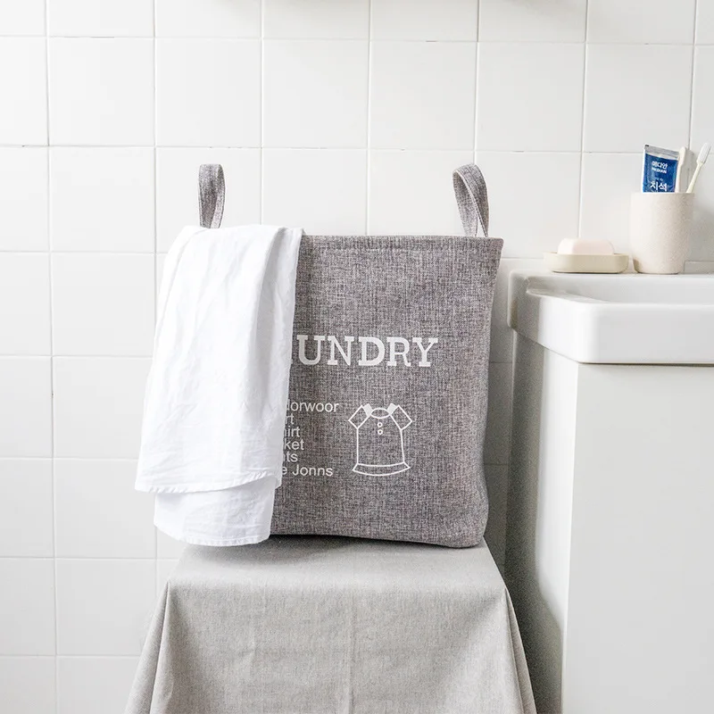 0Household fabrics, laundry, Japanese style large capacity, waterproof folding laundry baskets