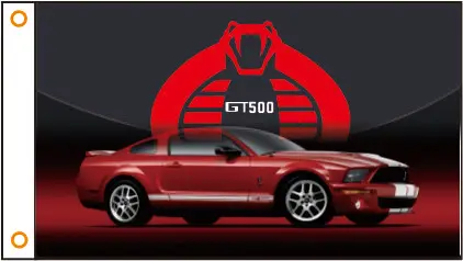Автомобильный флаг Ford Banner 3 фута x 5 футов 100% полиэстер 025 | Дом и сад