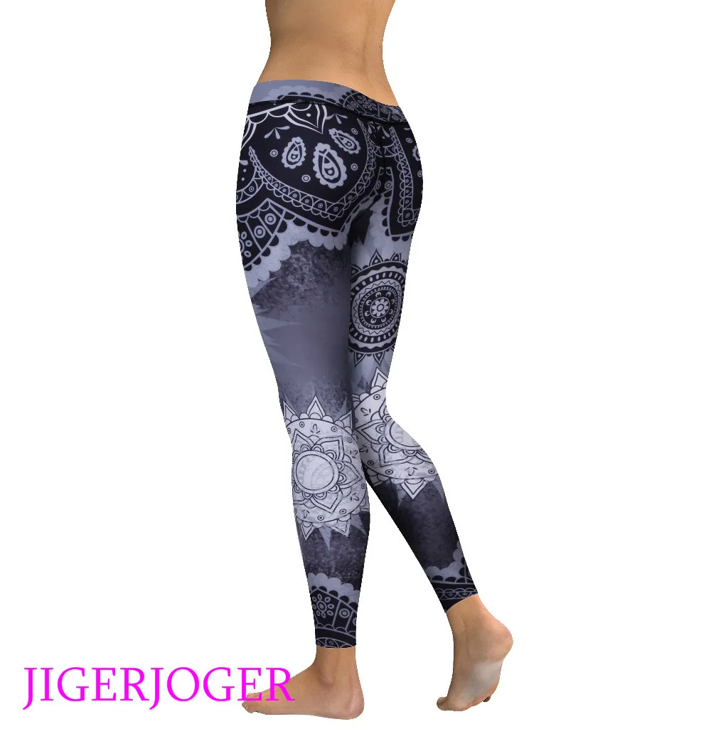 High waist grey mandala legging 2_